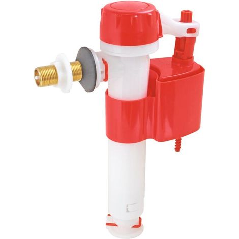Robinet flotteur réversible pour alimentation WC - Raccord laiton M12/17 (3/8")