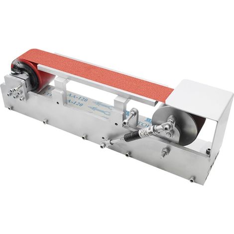 Polisseuse Ponceuse Affûteuse de polisseuse haute vitesse à refroidissement par eau polissage 600W moteur sans brosse 915x50mm ponceuse à bande de meulage à eau (1/5)