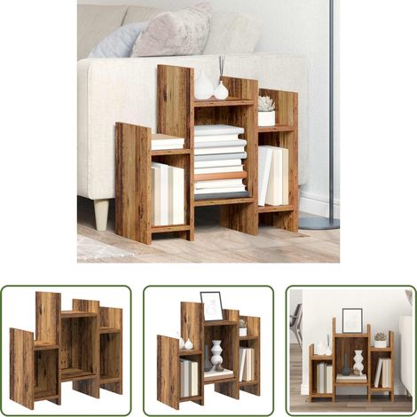 vidaXL Holzschrank - Seitenschrank Altholz 60 x 26 x 60 cm Holzwerkstoff (1/5)