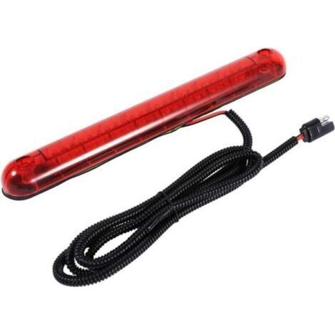 Feu stop arrière universel 24 LED pour voiture Rouge (1/5)