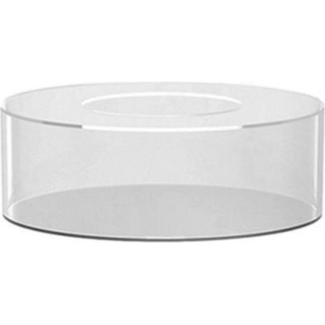 Cake Stand - Acrylic Round Display Box With Lid - For Wedding Birthday Party Cake Decoration - 20x20x10 Cm - 1 Piece (1/5)