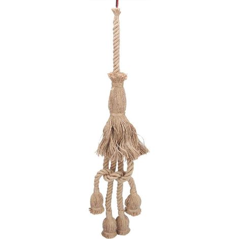 Cordon de Suspension de 2 m, E27 Vintage Corde de Chanvre plafonnier Base Lampe Suspension Porte-Ampoule 85-265V pour Cuisine Salle à Manger Bar Restaurant(4 têtes) (1/5)