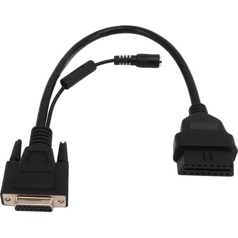 Boîtier adaptateur OBD I, câble de câblage, commutateur 16 broches mâle vers 15 broches femelle, câble de conversion Bluetooth de remplacement pour Launch X431 (1/5)