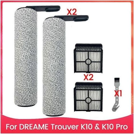 Kit de brosse, rouleau et filtre pour aspirateur sans fil eau et poussière DREAME Trouver K10 et K10 Pro (1/5)
