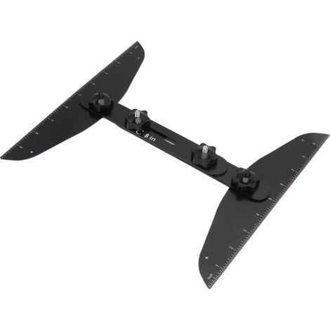 Outil de Gabarit de Marche d'escalier, Jauge de Marche d'escalier Durable et Robuste pour étagères (Robe Lingerie Chat Noir) (1/5)