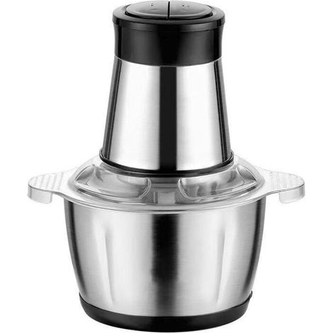 TrAdE Shop Traesio - Tritatutto Elettrico Acciaio 3 Litri Frullatore Professionale Da Cucina 4 Lame - (1/5)