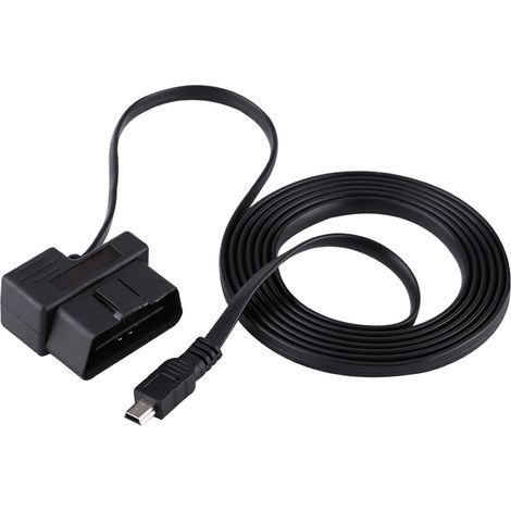 Câble adaptateur de diagnostic OBDII OBD2 EOBD 16 broches 180 cm vers Mini USB pour voiture (1/5)