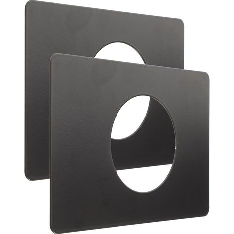Lot de 2 plaques de renfort de serrure de porte en acier (1/5)