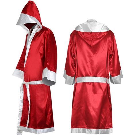 Boxer pour homme - Peignoir de boxe MMA avec capuche - En coton léger (1/5)