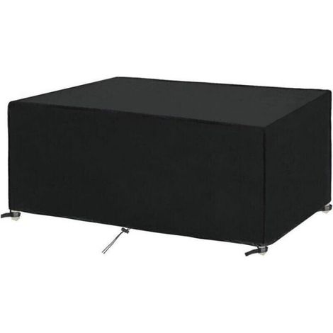 Housse de protection pour meubles de jardin, 180 x 100 x 75 cm, housse pour table de jardin, meubles de jardin, imperméable, coupe (1/3)