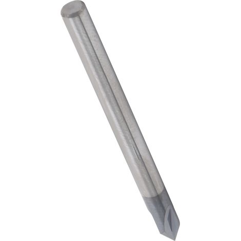 Fraîse à chanfreiner 3 dents 60° en carbure de tungstène pour fraiseuse CNC, diamètre 4 mm, longueur 50 mm (1/5)