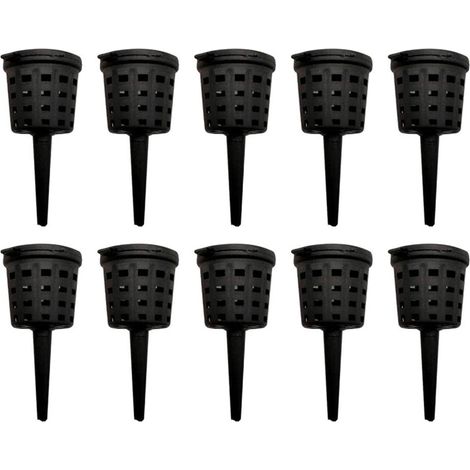 Panier Engrais Plantes - Boîte Racines Portable 5x2cm - Nutrition Aquarium Et Jardin - Lot De 10 (1/5)