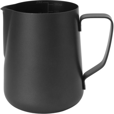 Pitcher À Lait - Acier Inoxydable 304 - Gradué Intérieur - Bec Verseur Anti-Goutte - Pour Création De Latte Art - 500 ml (1/5)