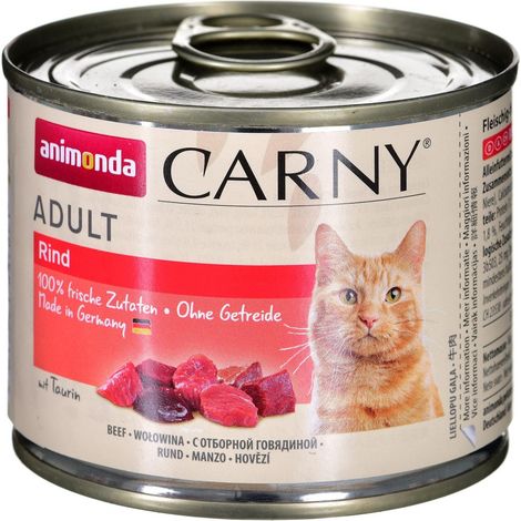 Animonda Cat Adult Manzo Puro - Animonda Cat Adult Manzo Puro - Lattina Da 200 Gr (1/2)