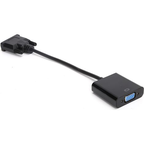 Adaptateur DVI mâle vers VGA femelle Adaptateur DVI 24+1 vers VGA pour tablette de bureau