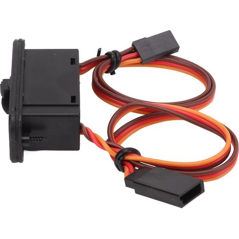 Interrupteur haute puissance pour modèles RC, compatible connecteur JR, pour voitures et avions radiocommandés. (1/5)