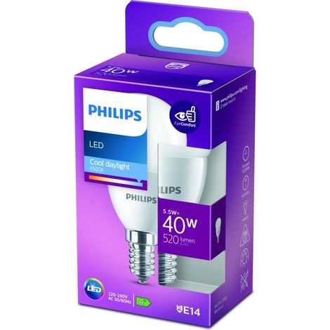 LAMPADA A LED 'SFERA' FREDD.6500K 4,9 W40W E14 - 470 lm (1/2)