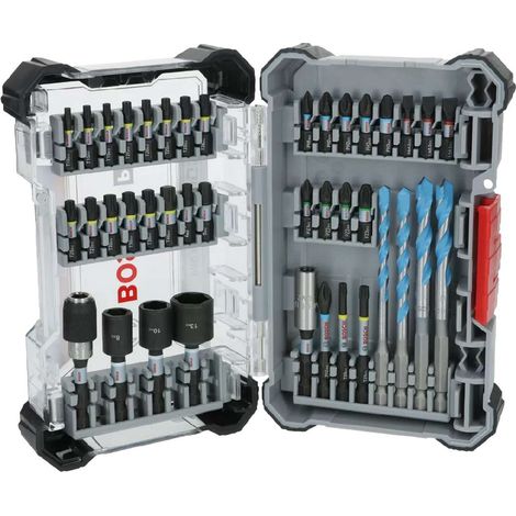 Bosch Accessori - Set di bit, punte da trapano e chiavi a bussola da 40 pezzi 2608521U85 (1/2)