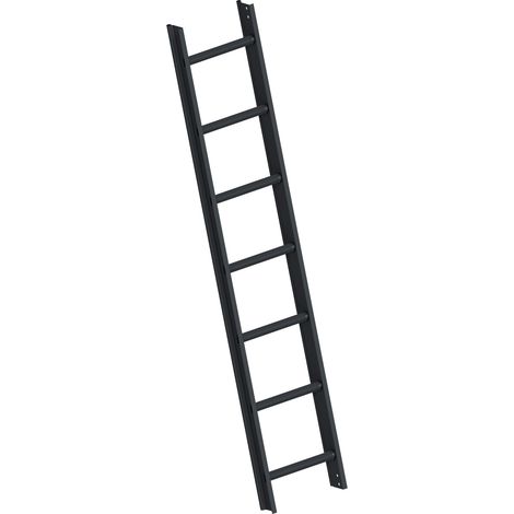 Layher 1051 Dachleiter anthrazitgrau 7 Sprossen (1/4)