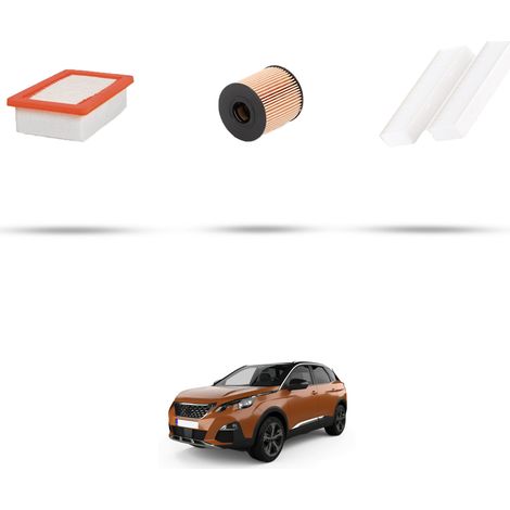 Kit tagliando 4 filtri compatibile con Peugeot 3008 II 1.6 PureTech 133kw Dal 2018 (1/5)