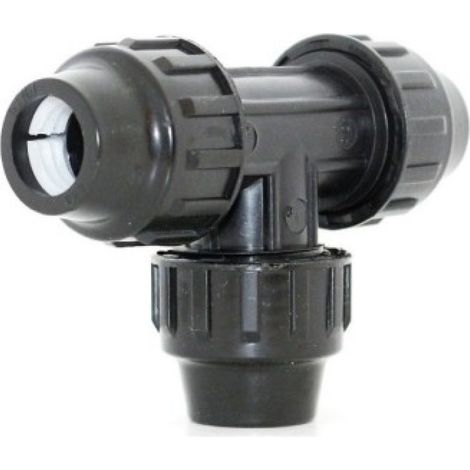 Conector Riego En T 32X25X32Mm Reducida Fitting Polipropileno Natuur (1/2)
