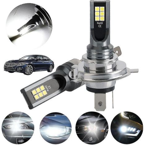 Ampoules de phares LED H4/9003, ampoules LED H4 pour phares de voiture, ampoules LED H4 lumineuses pour phares de voiture, phares LED H4 (1/5)