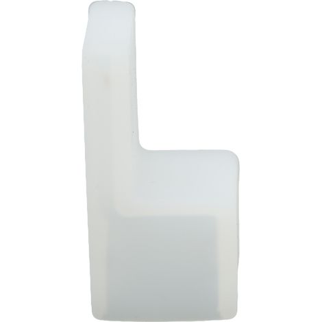 Lot de 10 protections d'angle en silicone en forme de H (2,5 x 2,5 x 4,7 cm), transparentes et flexibles, pour meubles et meubles, idéales pour les bébés. (1/5)