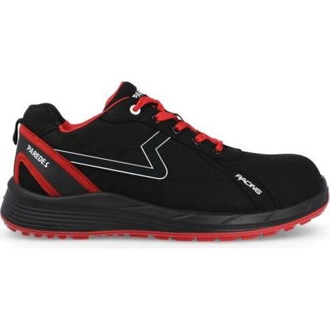 Zapato seguridad PAREDES S3 Alonso negro-rojo Talla 40