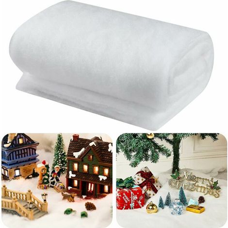 Christmas Snow Blanket Roll 0.8 x 2.4 m, Indoor Decoration for Christmas Village (1/4)