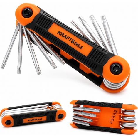 Clés Allen Torx pliables, lot de 8  Kraft&Dele (1/5)