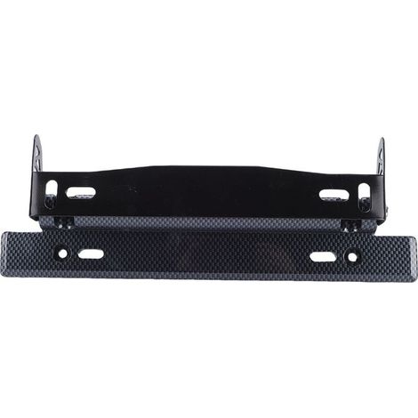 Support de plaque d'immatriculation de voiture en Fiber de carbone, support de montage universel adapté aux voitures américaines, camions, SUV (1/5)