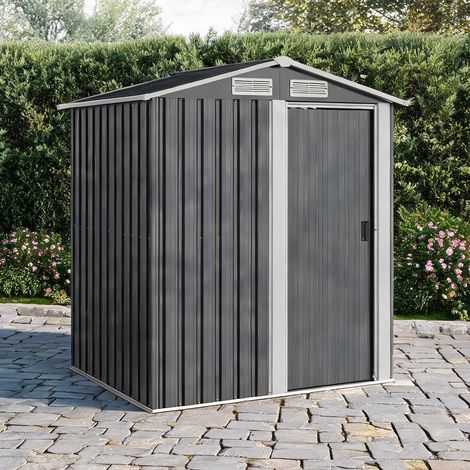 Abri de jardin grigio Scuro 152 x 132 x 188 cm (1/5)