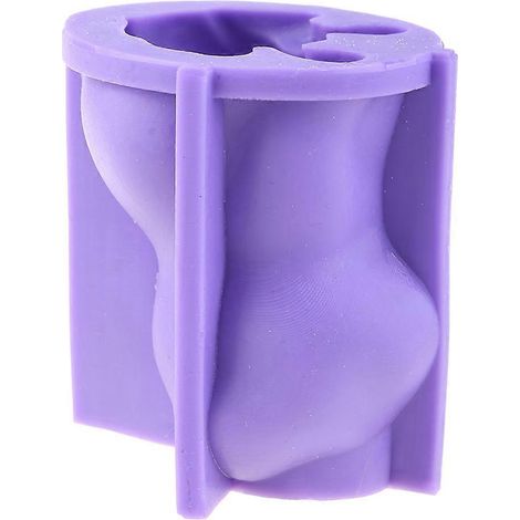 Niedliche mopsförmige Epoxidharzform für Heimdekorationen, Silikonform zum Gießen, Basteln, Gipskerzenform.