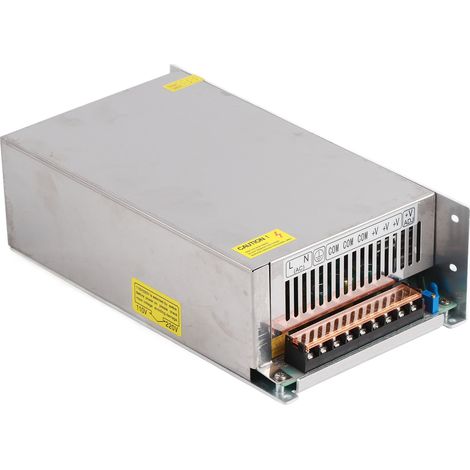Adaptateur de pilote d'alimentation de commutateur en alliage d'aluminium DC48V, bande lumineuse d'écran LED pour imprimante 3D s-1500-48 (48V/31,3a/1500W)AC170-250V
