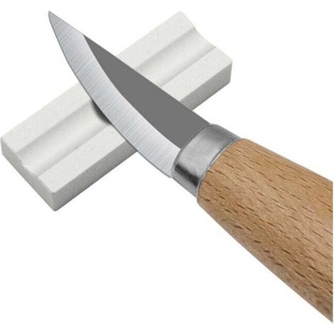 2 Pièces Couteau à Crochet de Sculpture sur Bois, Outils de Couteau à Découper à la Cuillère pour les Sculpteurs de Cuillères Professionnels et les Débutants, Couteau à Crochet pour Droitier e (1/3)