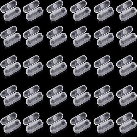 Lot de 30 connecteurs de chaîne pour stores verticaux en plastique - Chaîne de rechange pour store vénitien - Accessoires de chaîne de rechange pour store vénitien (1/5)