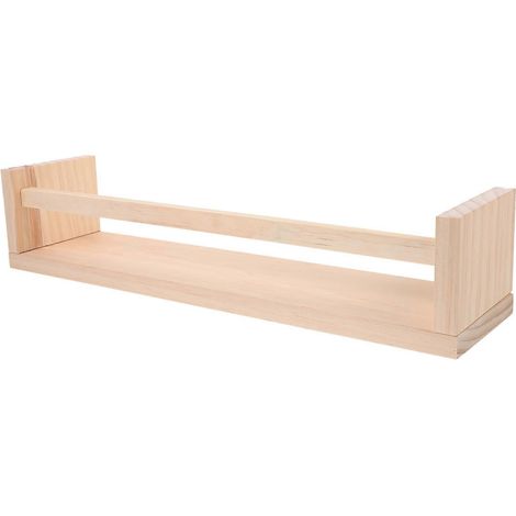 Étagère murale en bois, support pour livres et cadres photo-42.00X10.00X9.00CM (1/4)