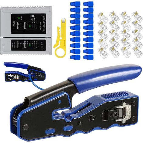 Sertir Pour Cbles Jeu de Connecteurs pour Cble Rseau Pince (1/5)