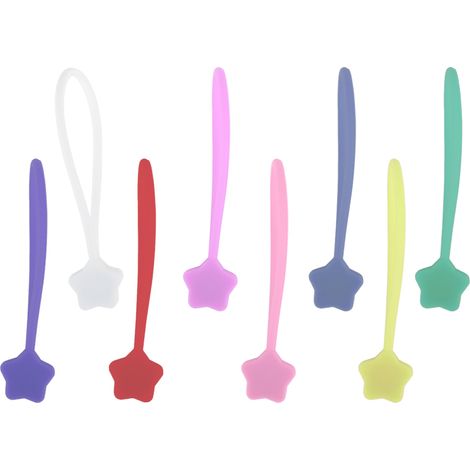 Enrouleur de câble magnétique pour téléphone, organiseur de fils avec aimant pour écouteurs, 8 couleurs (1/5)