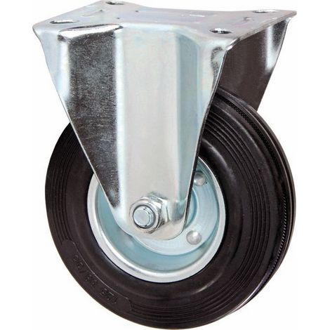 RUOTA GOMMA C/PIASTRA FISSA Ø160MM MAURER (1/3)