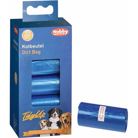 Nobby® Hunde TidyUp Kotbeutel Blau 4 Rollen á 15 Beutel