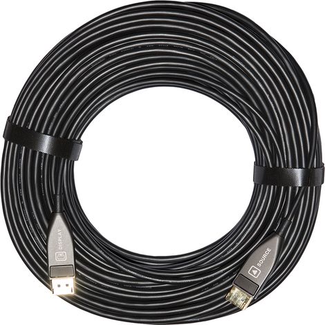 Link Cavo Video Aoc Fibra Ottica Collegamento Displayport 1.2 4k60hz Ultra Hd Mt 50 (1/2)