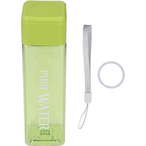 Transparente Wasserflasche, 500 ml (17 oz), leistungsstarke tragbare Wasserflasche (1/5)