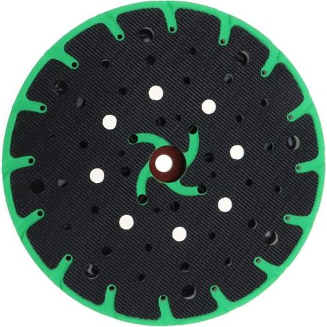 Plateau Ponceuse Excentrique 150 Mm Avec Aspiration Poussière Raccordement M8 Compatible Bosch Makita (1/4)
