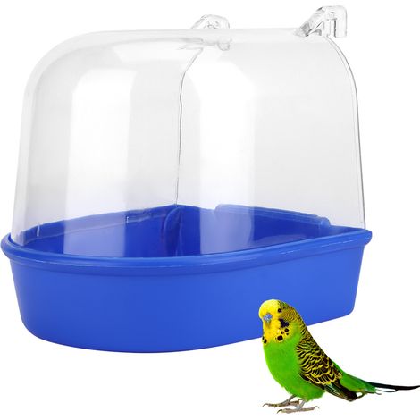 1 Baignoire pour oiseaux avec couvercle, plastique durable, crochet sécurisé, pour canaris et perruches（Troisième trimestre : septembre） (1/5)