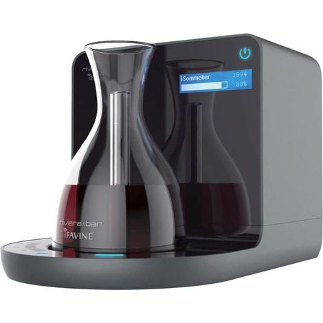 Carafe à décanter connectée pour vins 0.75l - Riviera & Bar - BV1000A (1/4)