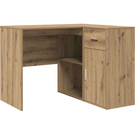 Maison Exclusive - Eck-Schreibtisch mit Schubladen Artisan-Eiche