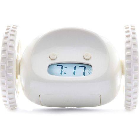 Réveil Robot Roulant Clocky pour Dormeur Profond - Alarme Mobile Sautante pour Chambre Adulte et Enfant (1/5)