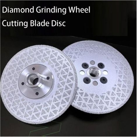 Disque Diamanté - 80 mm - Pour Découpe Et Ponçage Carrelage Céramique Porcelaine Granit Marbre - Unité (1/4)