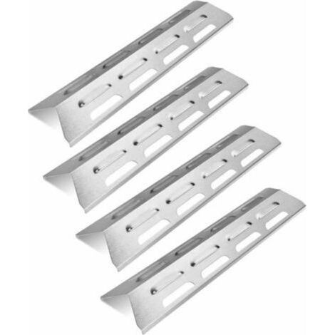 Bouclier thermique de remplacement 41 cm pour Ultar, Blooma, Outback, Kenmore, Master Forge, Perfect Flame, Diffuseur de flammes en acier inoxydable pour gril à gaz, pièce de rechange, lot de 4..DEBUN (1/4)